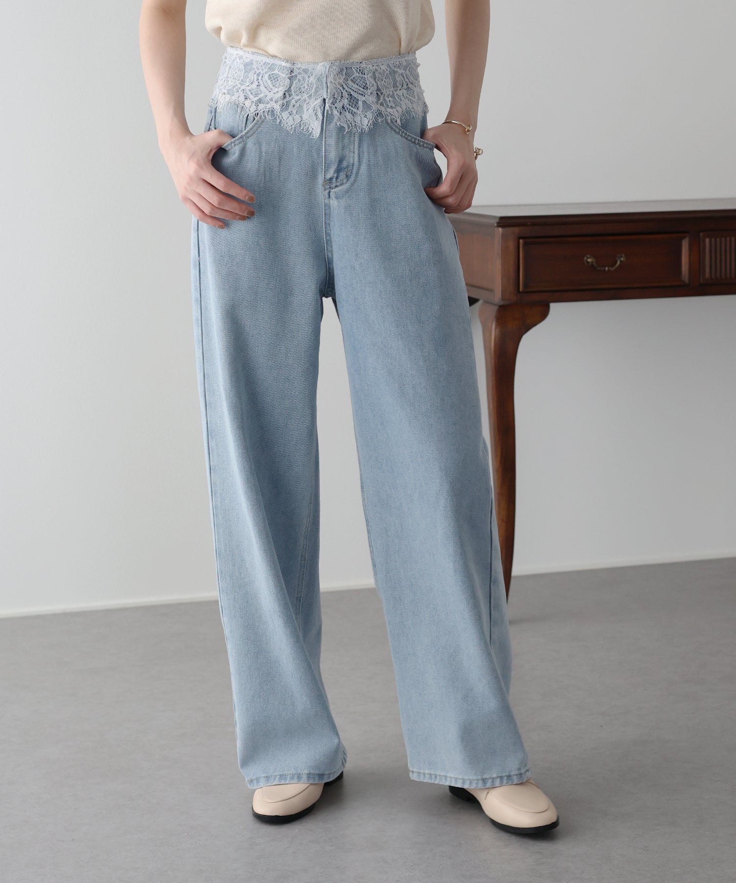 ウエストゴムタックスラックス – BLUE ONLINE