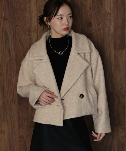 プードルボアショートコート