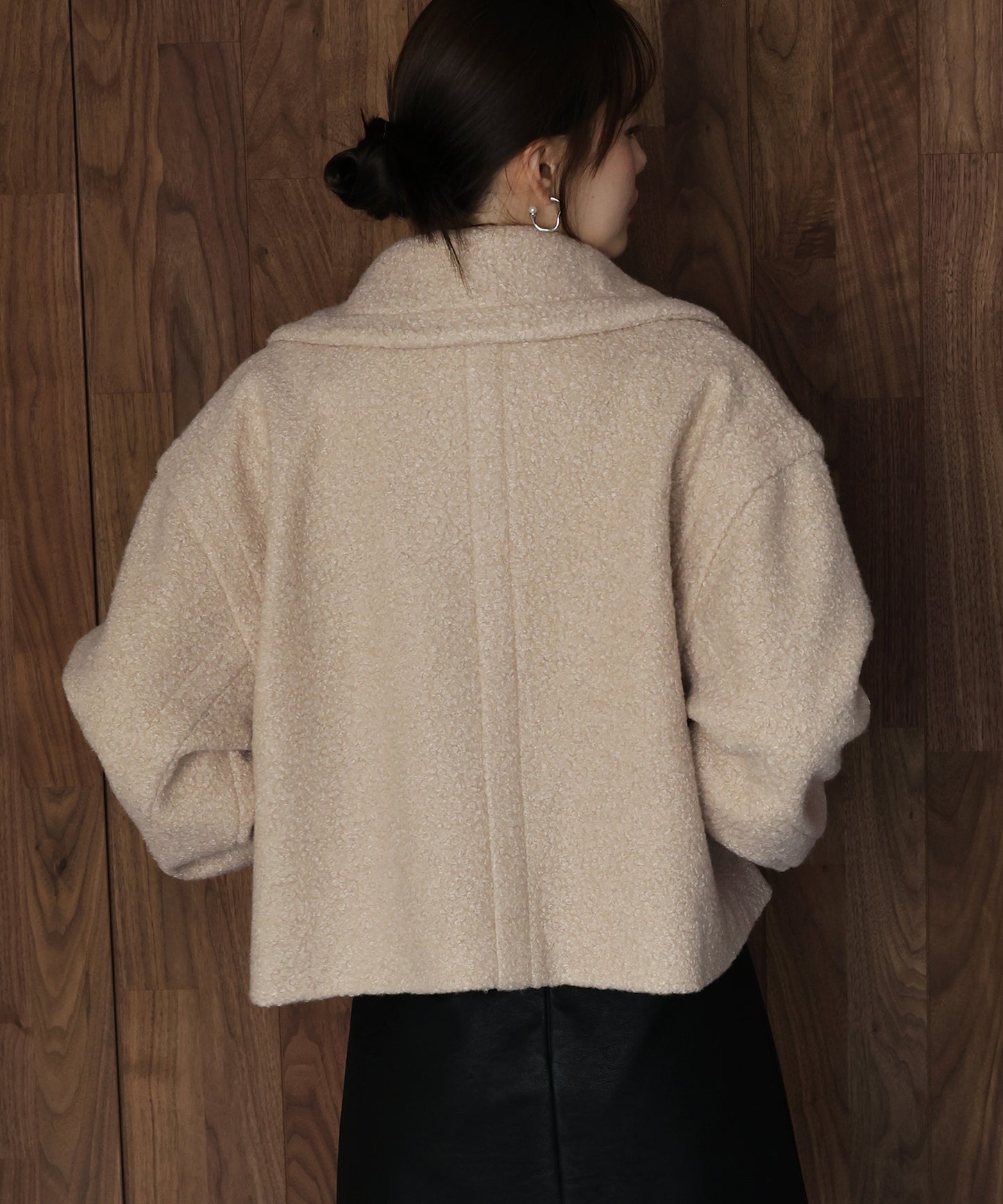 プードルボアショートコート