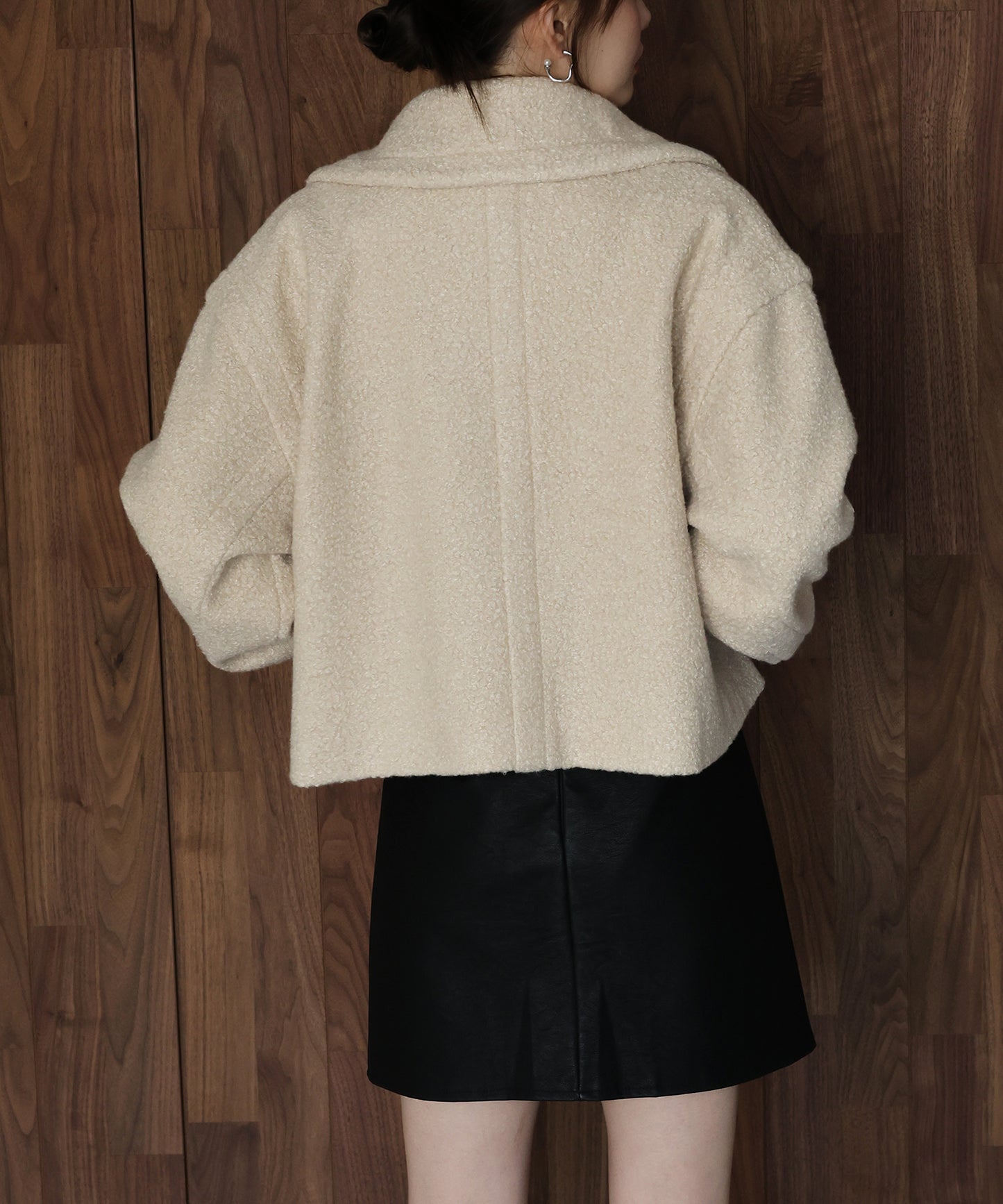 【早割5％OFF】プードルボアショートコート