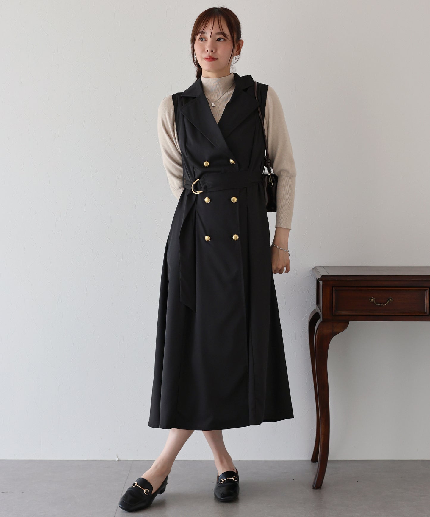 【TIME SALE】トレンチジレワンピース