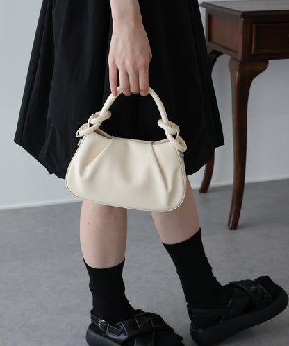 2wayラウンドコンパクトハンドバッグ