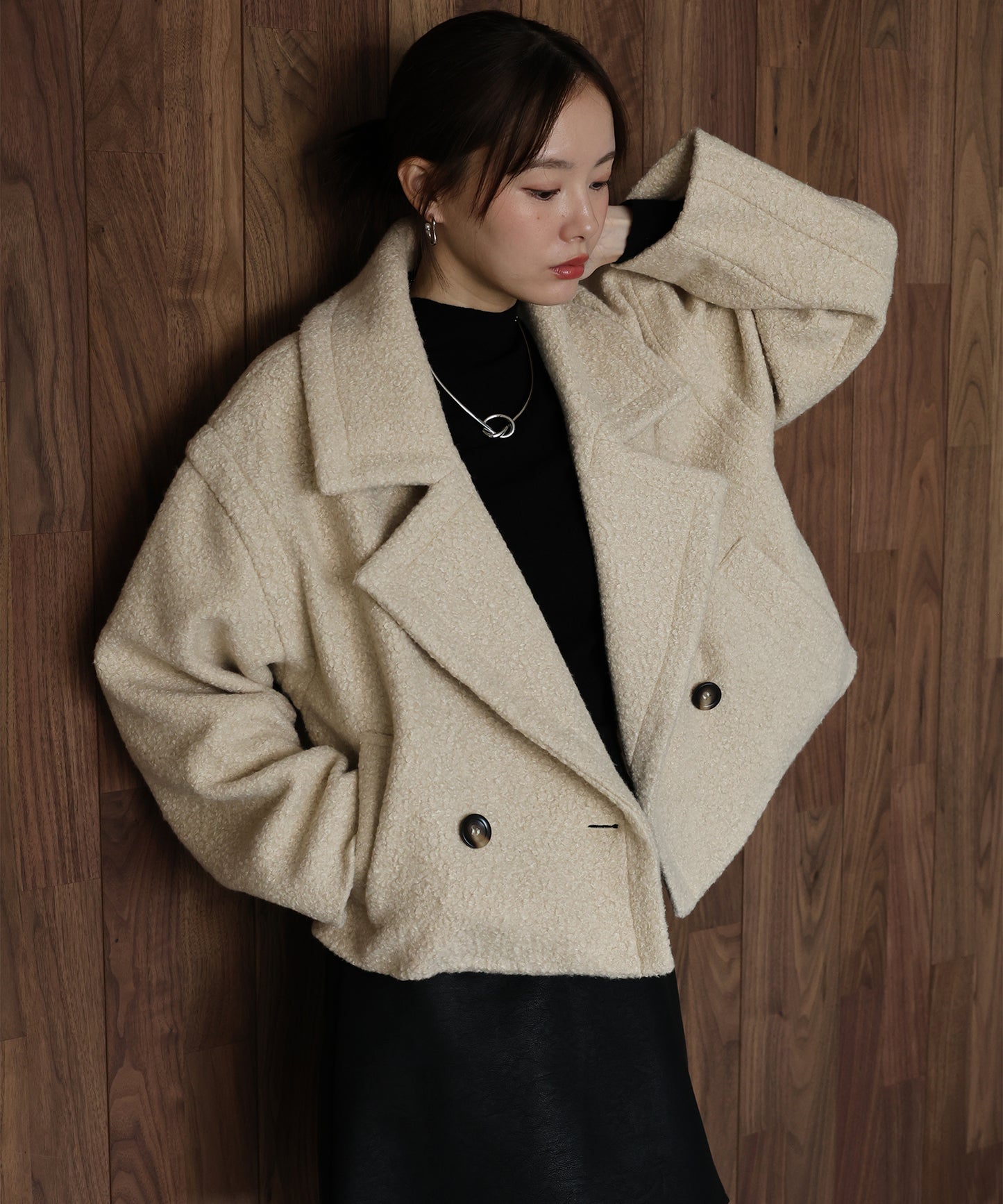 【早割5％OFF】プードルボアショートコート