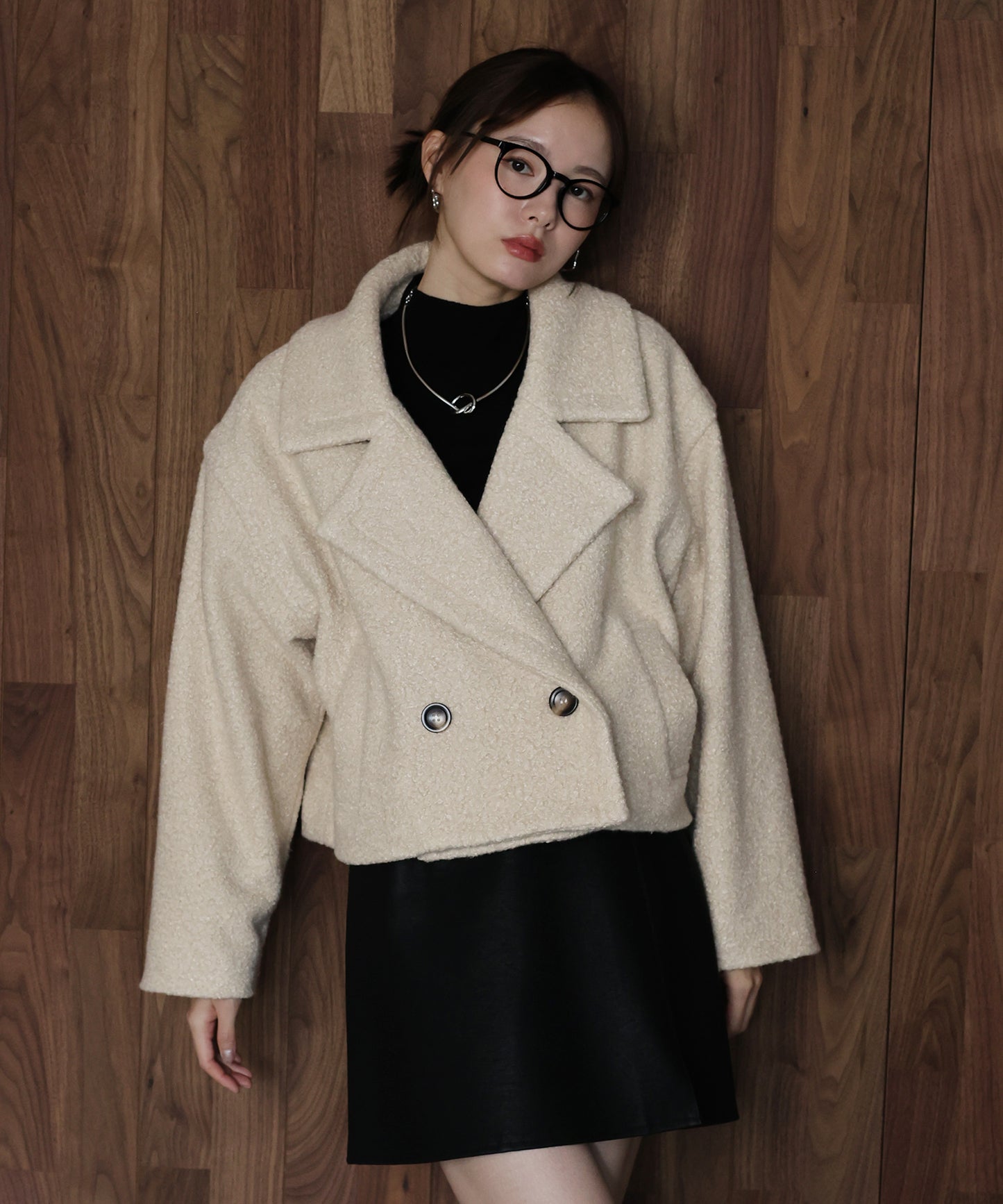 【早割5％OFF】プードルボアショートコート