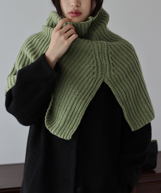 【SALE】ワイドリブネックウォーマー