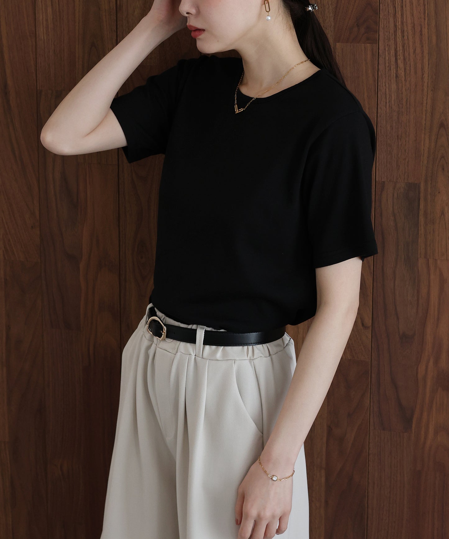 【早割5％OFF】クルーネックTシャツ【ネコポス】