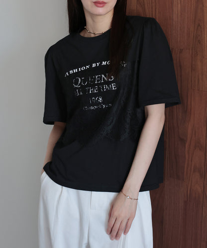 レースドッキングロゴTシャツ【メール便】