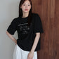 【早割5％OFF】レースドッキングロゴTシャツ【メール便】