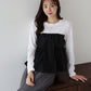 【早割5％OFF】リボンビスチェドッキングＴシャツ【ネコポス】