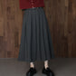メルトンプリーツスカート