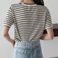 【SALE】レースリボンボーダーニット