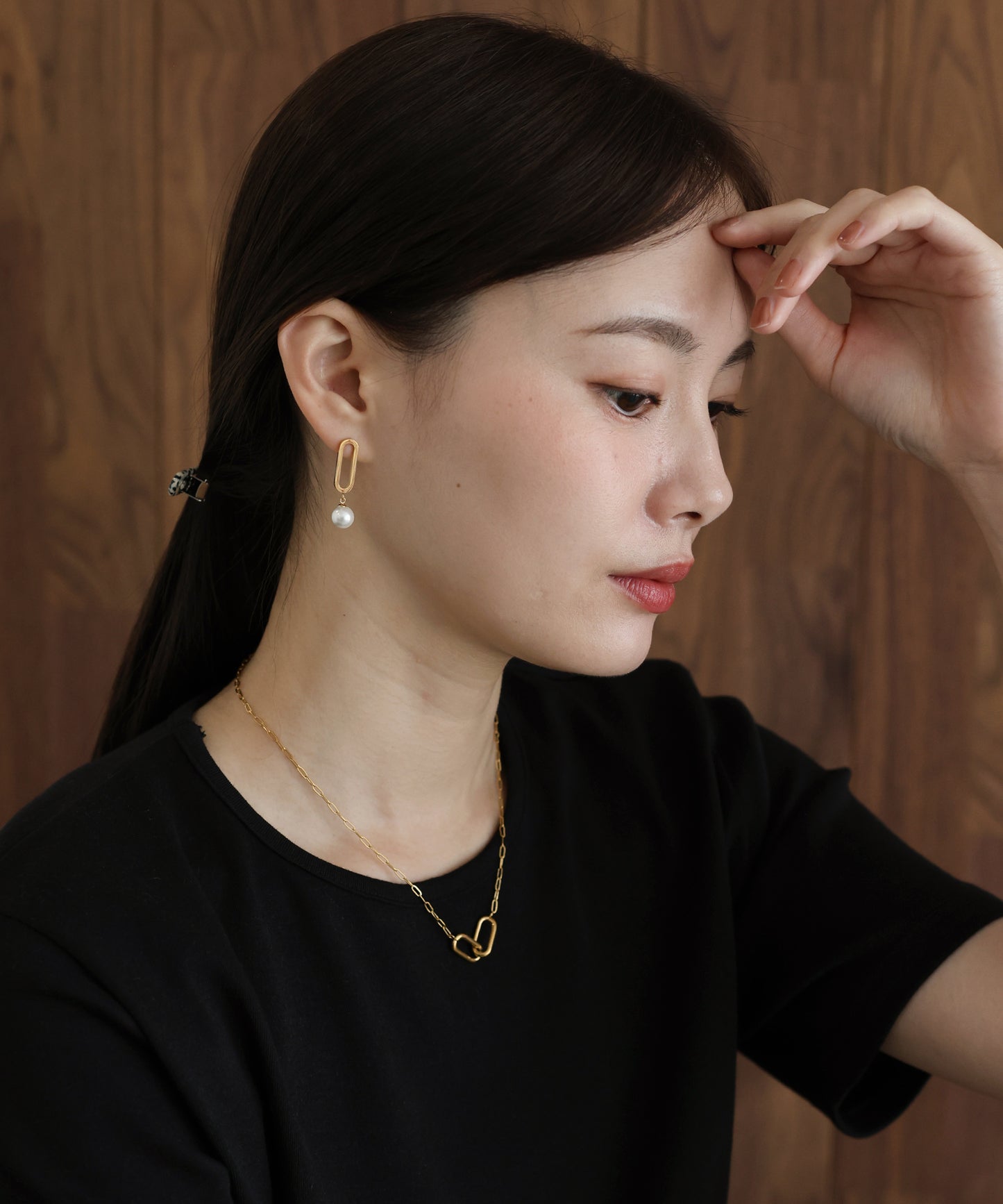 【早割5％OFF】メタルパールピアス / サージカルステンレス【ネコポス】