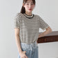 【SALE】レースリボンボーダーニット