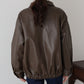 フェイクレザージャケット