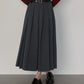 メルトンプリーツスカート