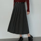 メルトンプリーツスカート