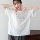 パール付きレースドッキングロゴTシャツ【メール便】