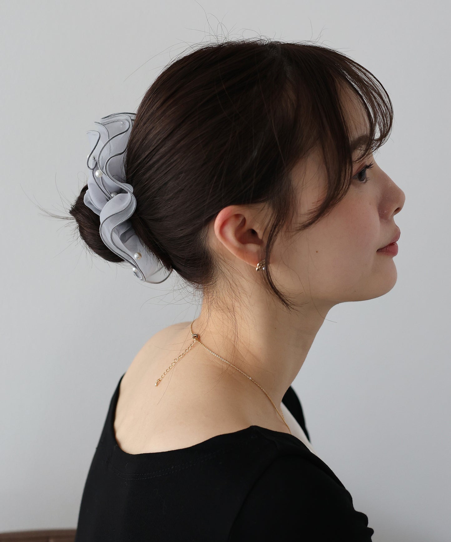 オーガンジーパールシュシュ【ネコポス】