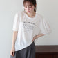 パール付きレースドッキングロゴTシャツ【メール便】
