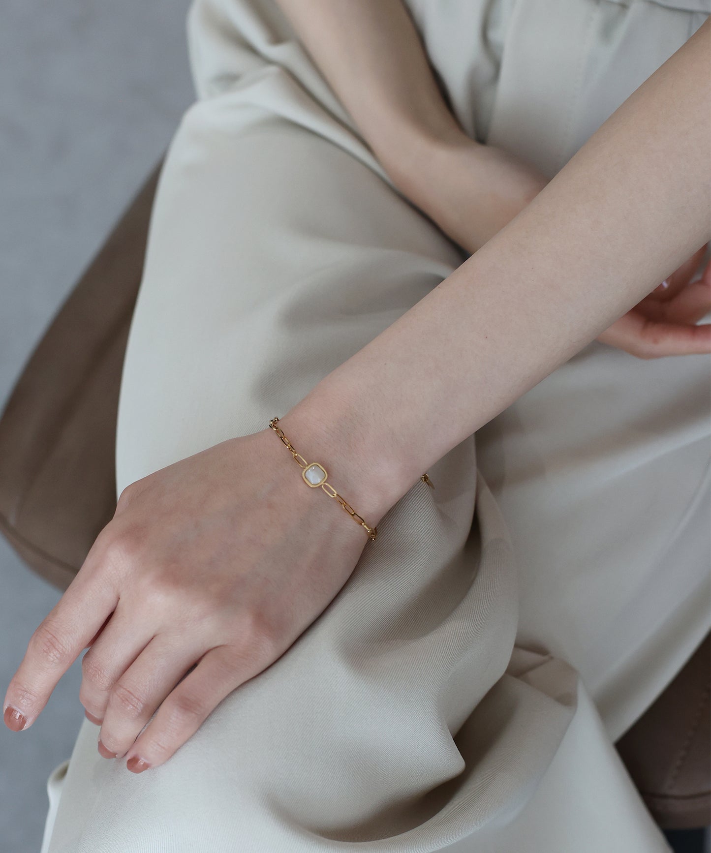 【早割5％OFF】シェルブレスレット / サージカルステンレス【ネコポス】