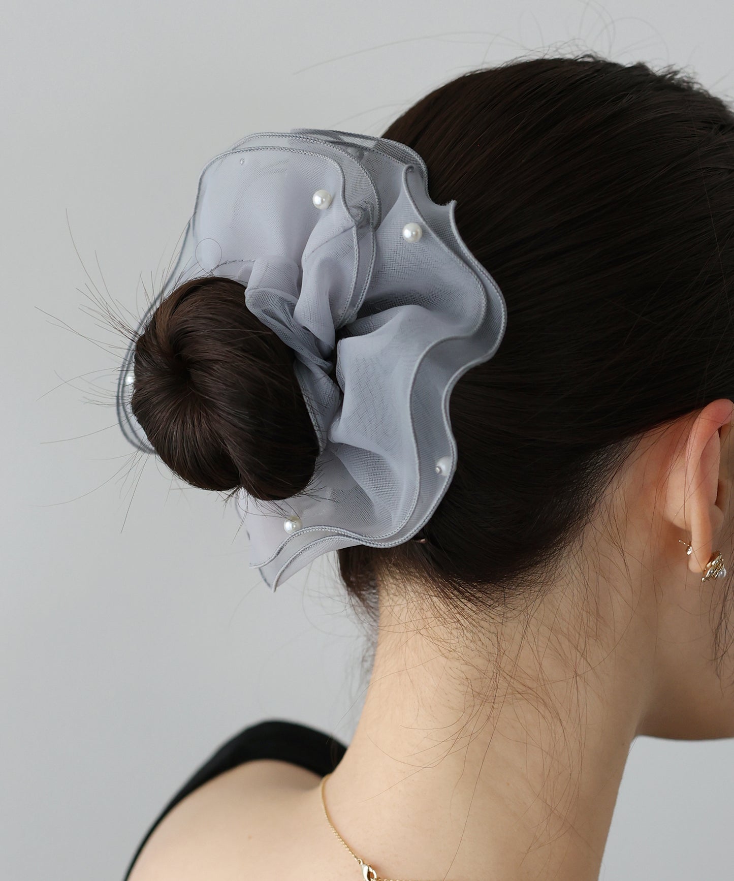 オーガンジーパールシュシュ【ネコポス】