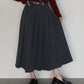 メルトンプリーツスカート