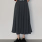 メルトンプリーツスカート