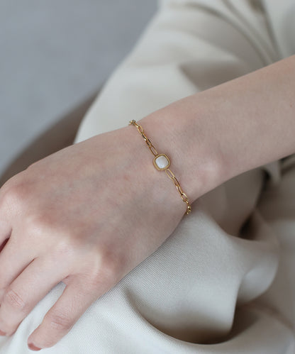 【早割5％OFF】シェルブレスレット / サージカルステンレス【ネコポス】