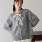 【早割5％OFF】レースリボンカーディガン