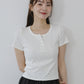 【TIME SALE】ヘンリーネック半袖Tシャツ【ネコポス】