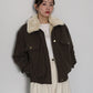 【早割5％OFF】ボア襟付きコーデュロイブルゾン
