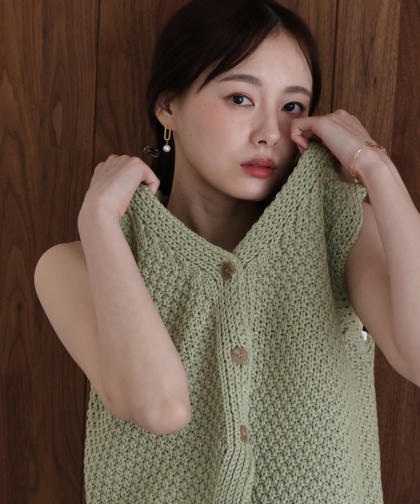 【早割5％OFF】ローゲージVネックベスト