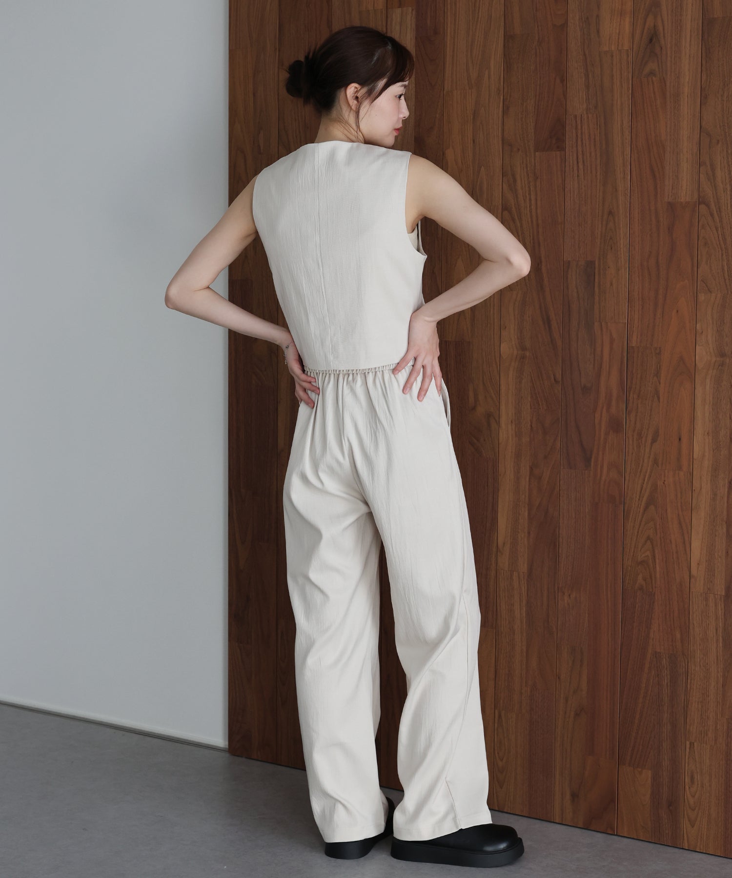 ショートベスト×ワイドパンツ セットアップ – BLUE ONLINE