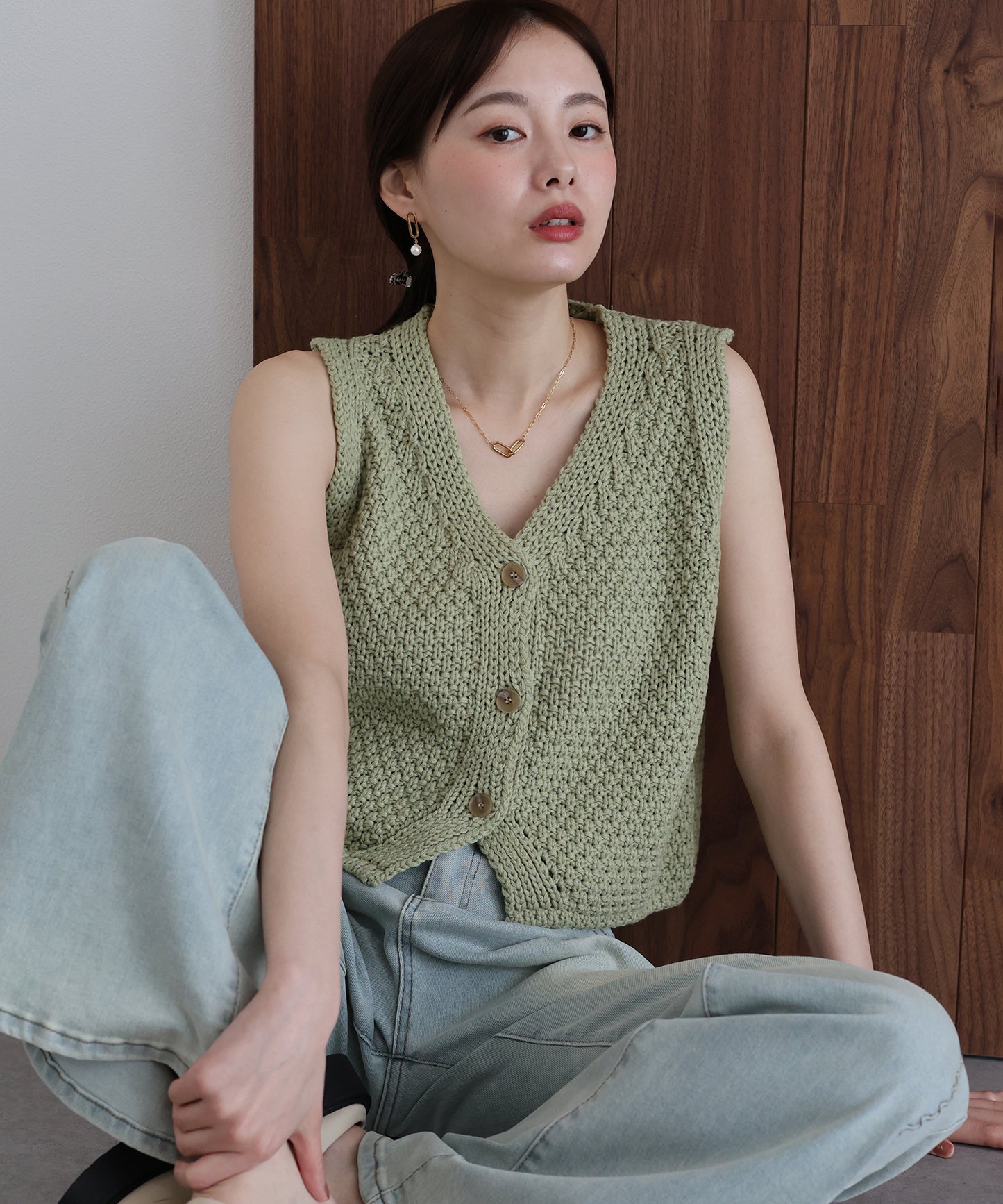 【早割5％OFF】ローゲージVネックベスト