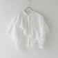 【新商品限定5％OFF（木）】[J by blue] 半袖フリルシャツ