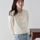 レース襟ドッキングニット