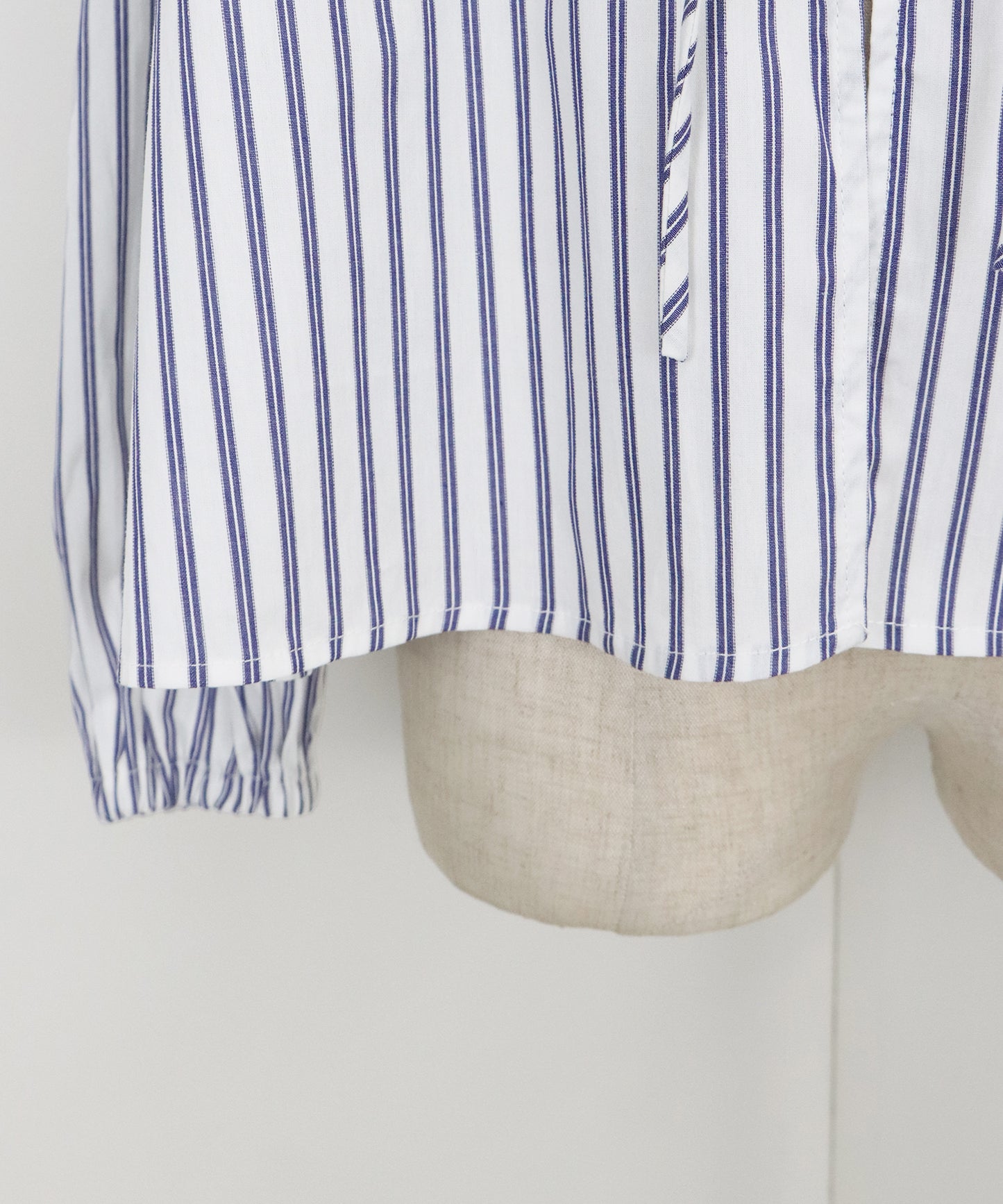 【TIME SALE】ストライプリボンブラウス【ネコポス】