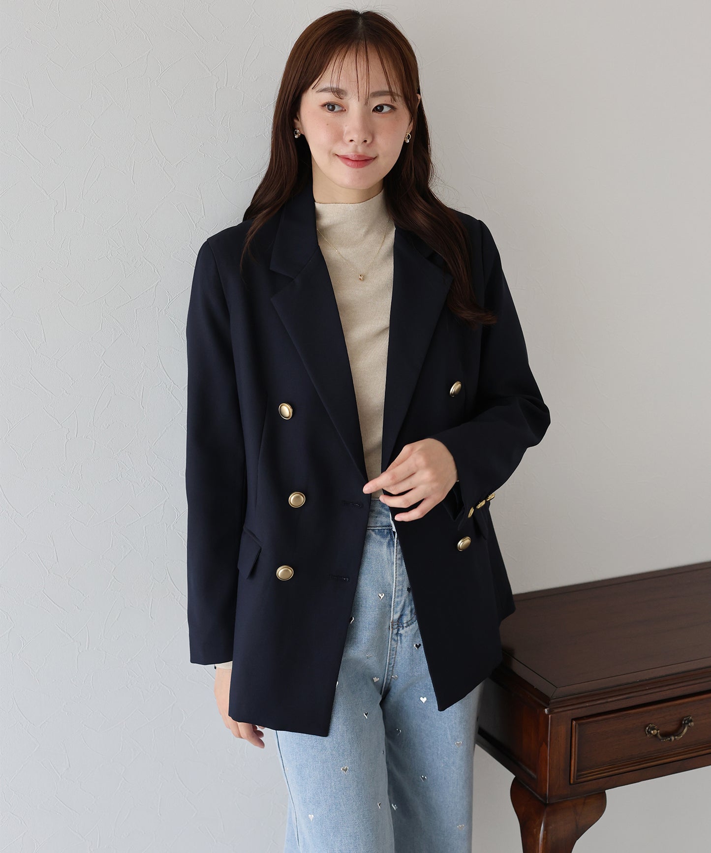【早割5％OFF】バックスリットテーラードジャケット