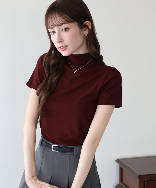 モックネックＴシャツ【メール便】