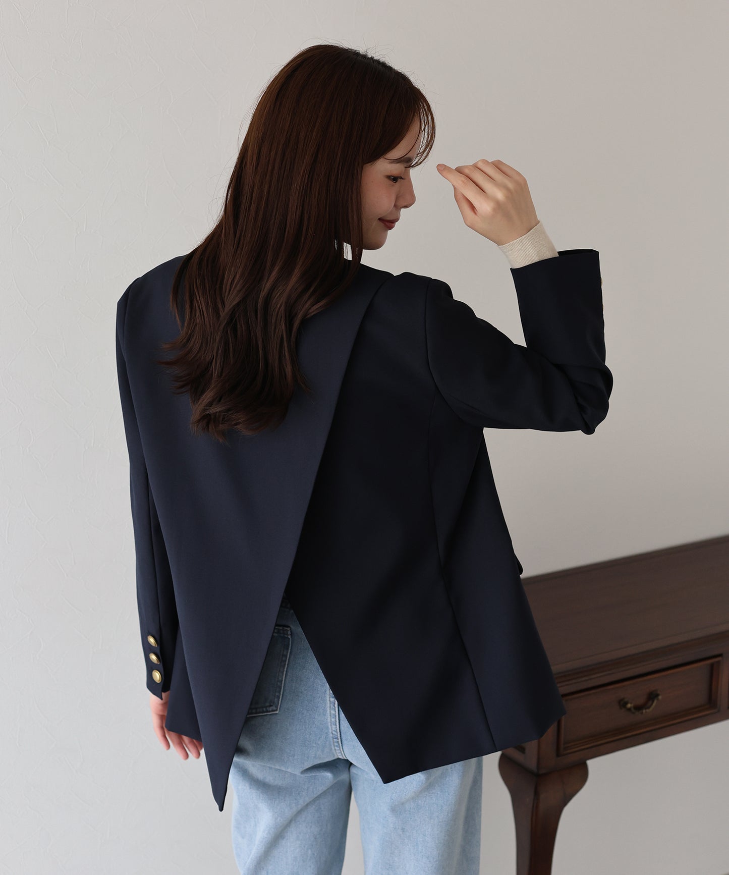 【TIME SALE】バックスリットテーラードジャケット