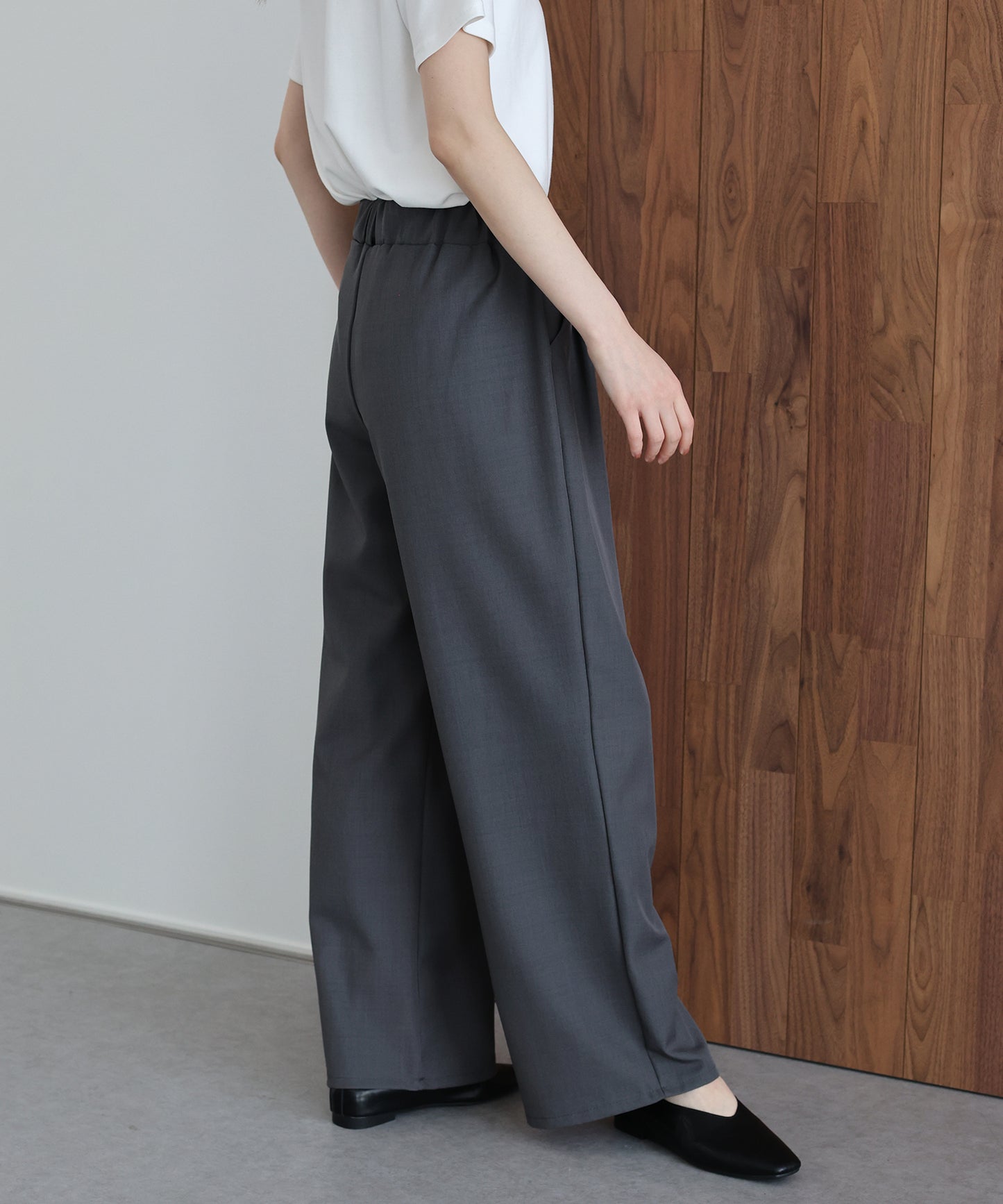 【早割5％OFF】ウエストゴムタックスラックス