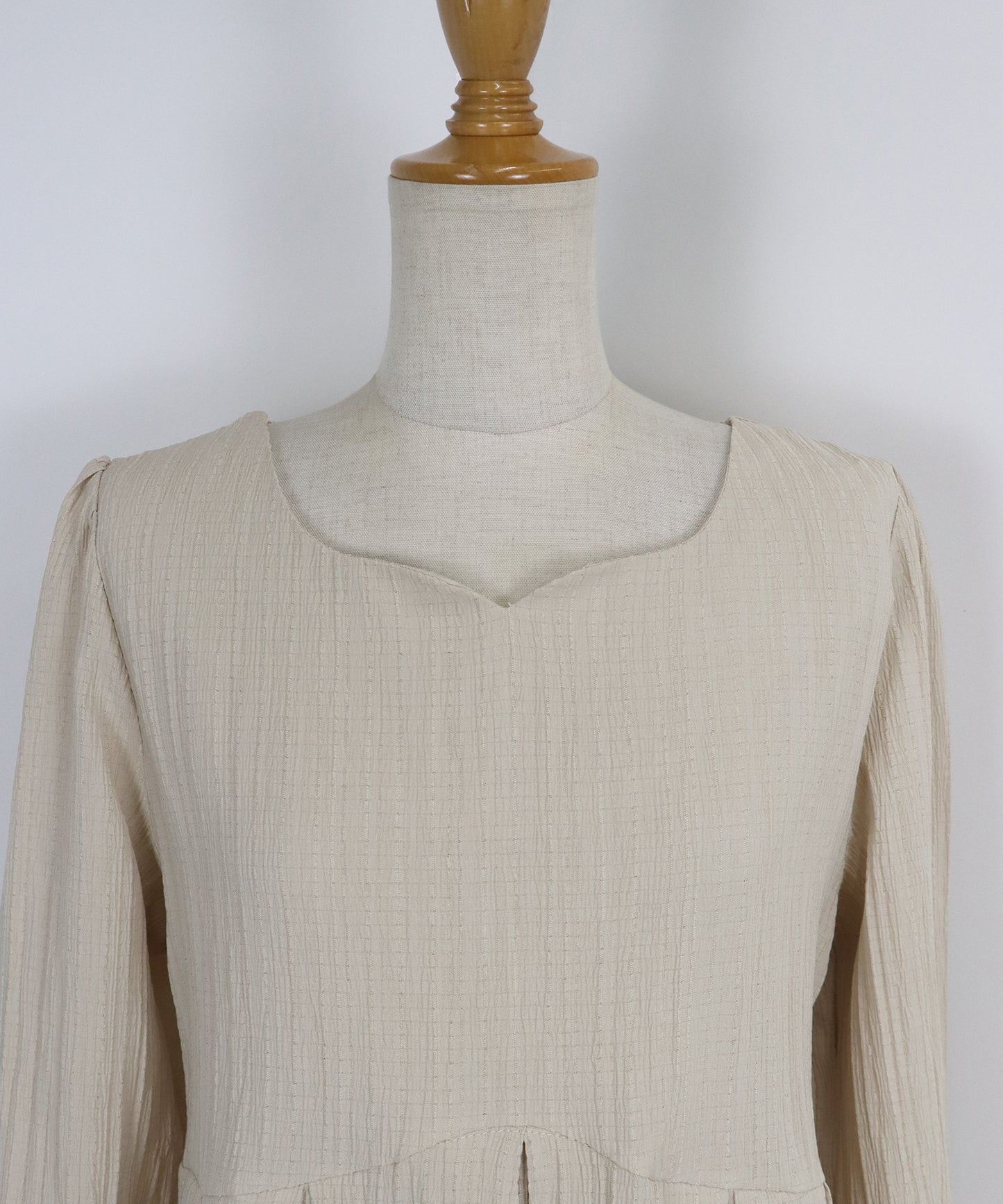 ハートネックプリーツブラウス【ネコポス】