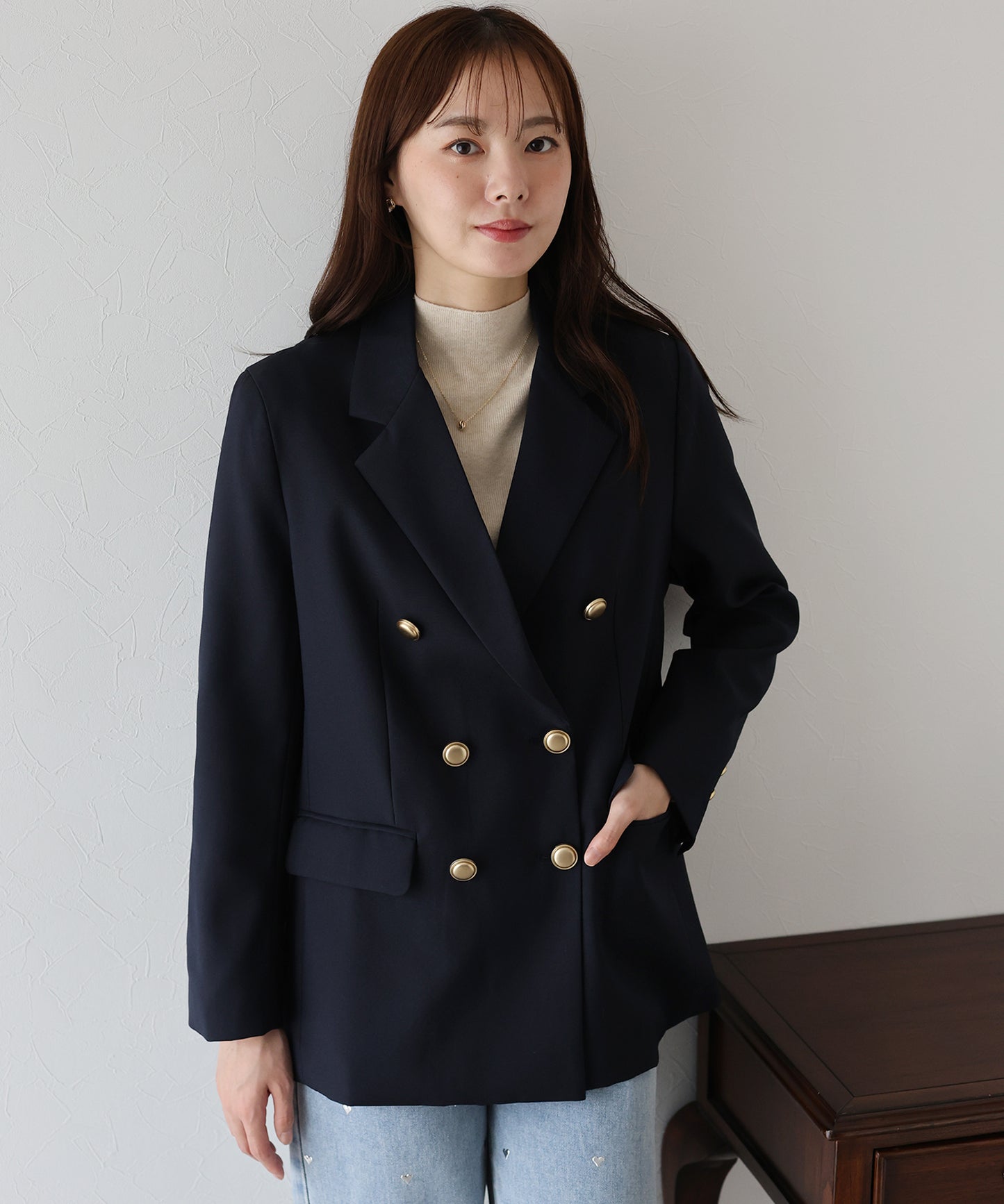 【早割5％OFF】バックスリットテーラードジャケット