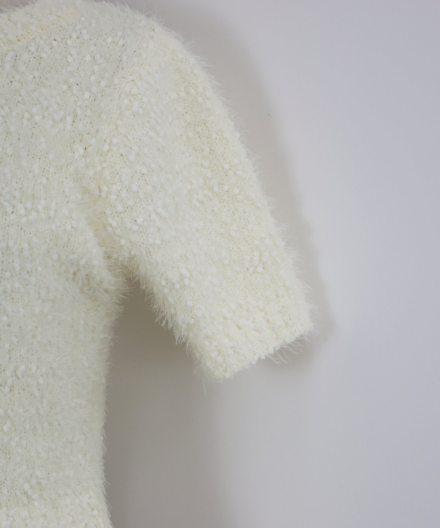 【TIME SALE】ぽこぽこシャギー半袖ニット