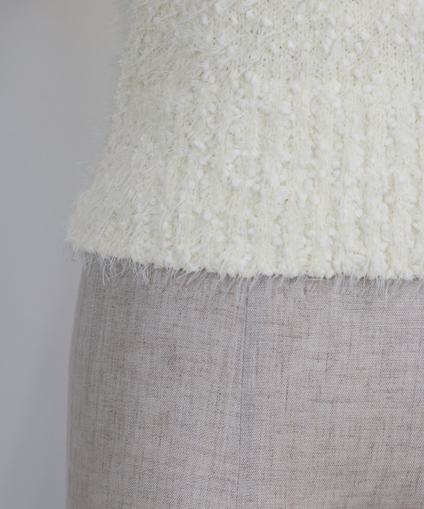 【TIME SALE】ぽこぽこシャギー半袖ニット