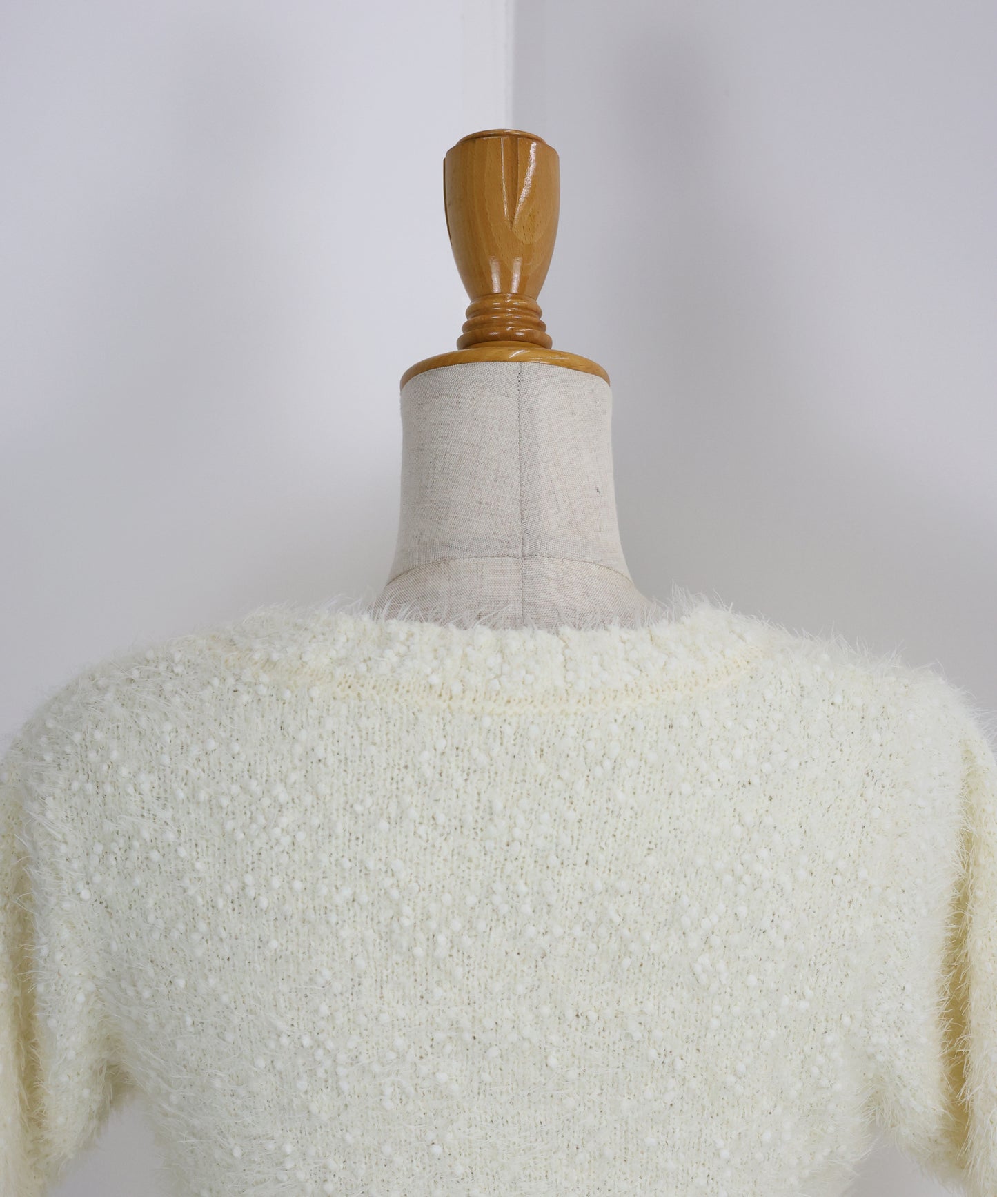 【TIME SALE】ぽこぽこシャギー半袖ニット