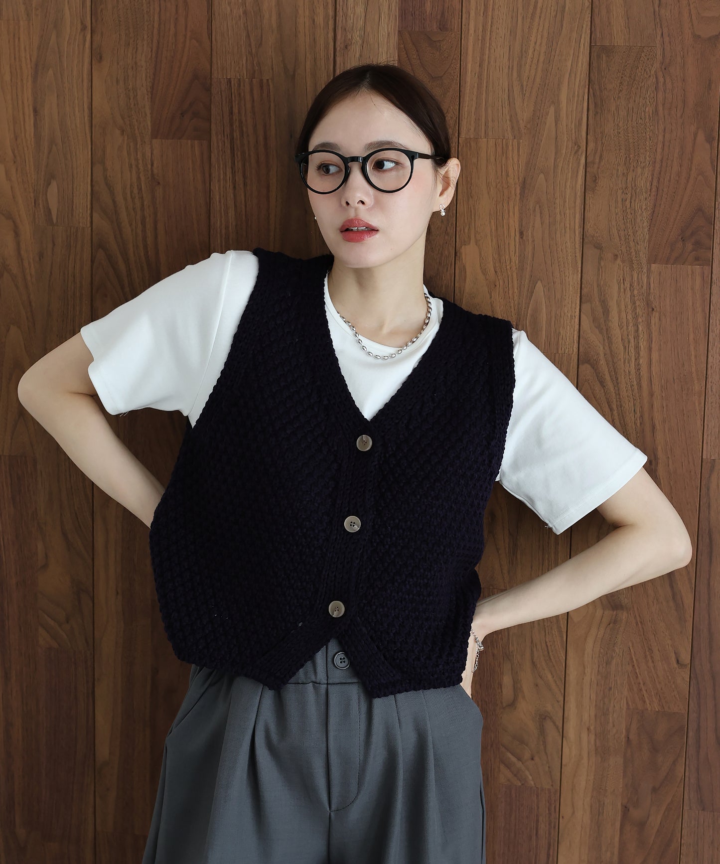 【早割5％OFF】ローゲージVネックベスト