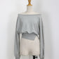 オフショルダースウェット