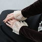 レースレイヤードベロアカットソー【メール便】