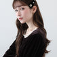 ベロアビジューヘアピン【メール便】